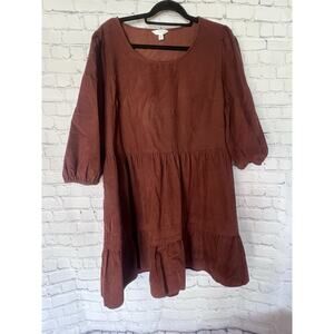 Time And Tru Plus Size Women’s Orange Dress Size XXL
